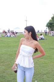 【氣質女生必入！知性美泡泡Top】Basic Solid Bubble Top