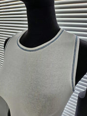 【明線小細節加分✨】Stitched Solid Tank Top