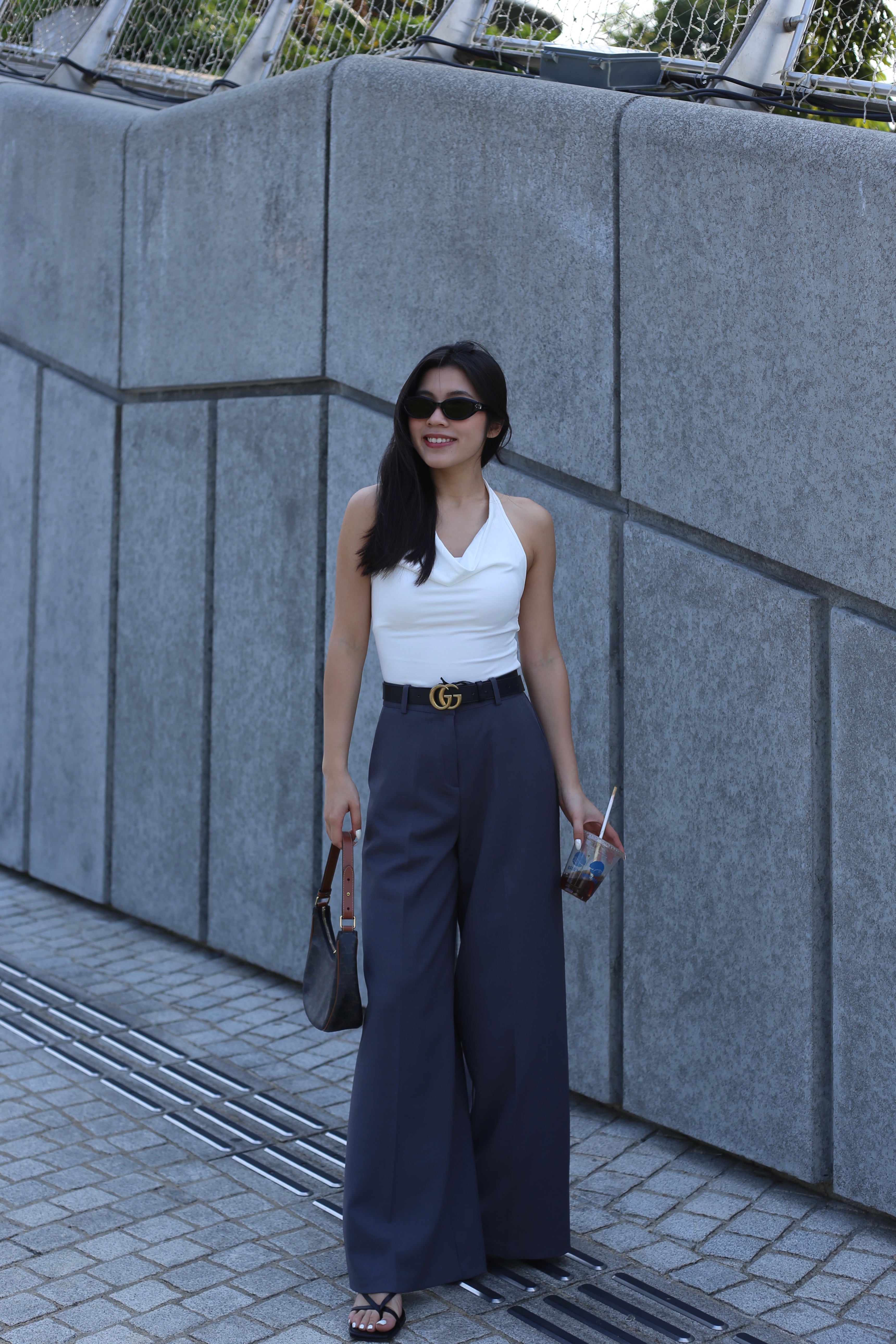 【滿分西褲｜返工必備✨】Solid High Waist Suit Pants
