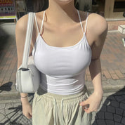 【大露背性感Bra Top🤩】Solid Backless Bra Top