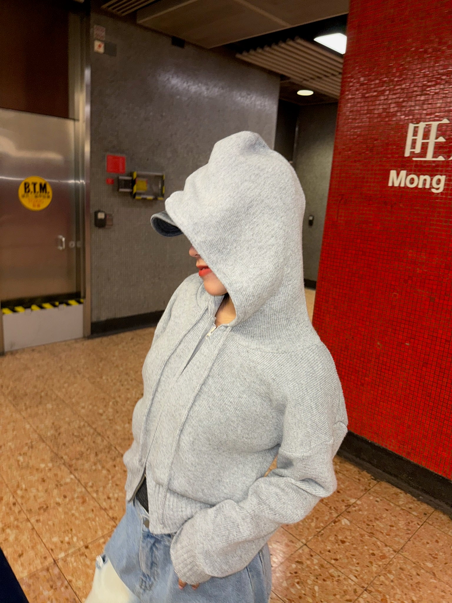 【超百搭針織外套🧺】Basic Solid 2 Way Zip Knit Hoodie