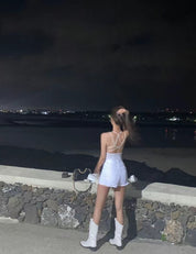 【大露背性感Bra Top🤩】Solid Backless Bra Top