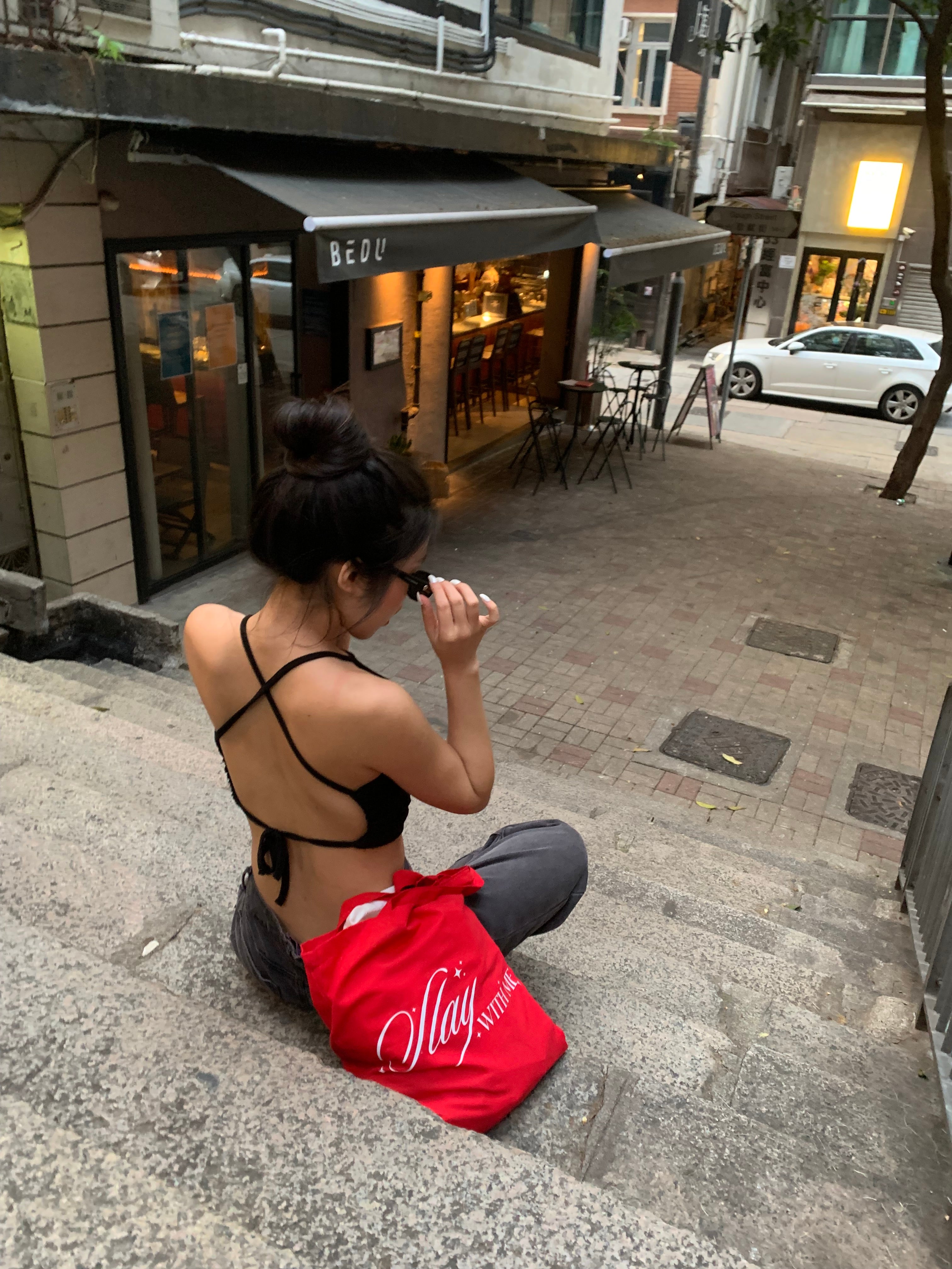 【𖤐自家設計𖤐】Slay With Me Tote Bag