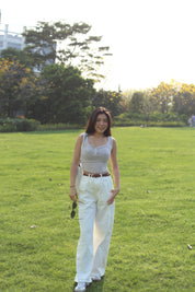 【衣櫃必備系列】Basic Solid Button Front Cami Top
