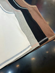 【明線小細節加分✨】Stitched Solid Tank Top