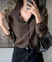 【圓領針織小外套🐰】Cashmere Basic Solid Round Neck Cardigan