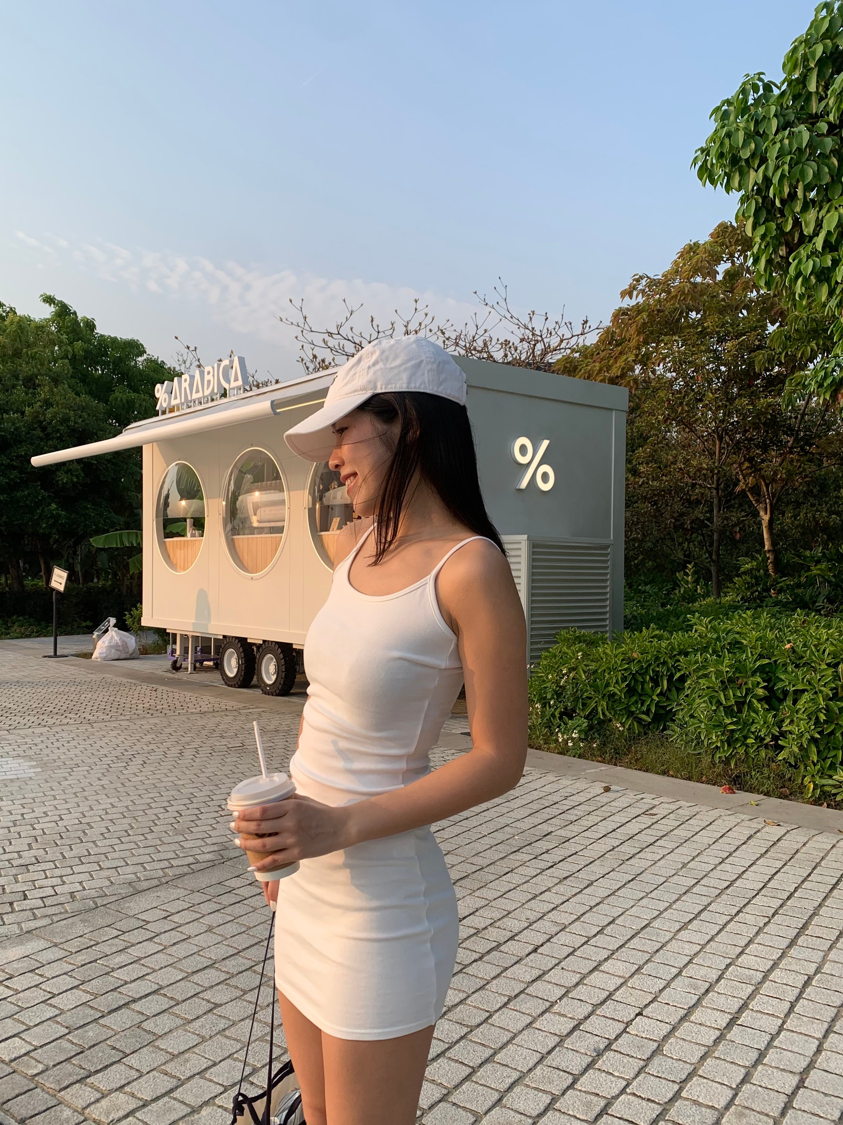 【Cleanfit必入連身短裙！】Estella Basic Solid Cami Mini Dress