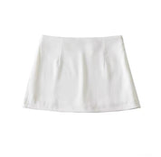 【緞面滑捋捋短裙✨】 Basic Solid Satin Skirt