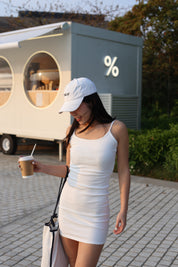 【Cleanfit必入連身短裙！】Estella Basic Solid Cami Mini Dress
