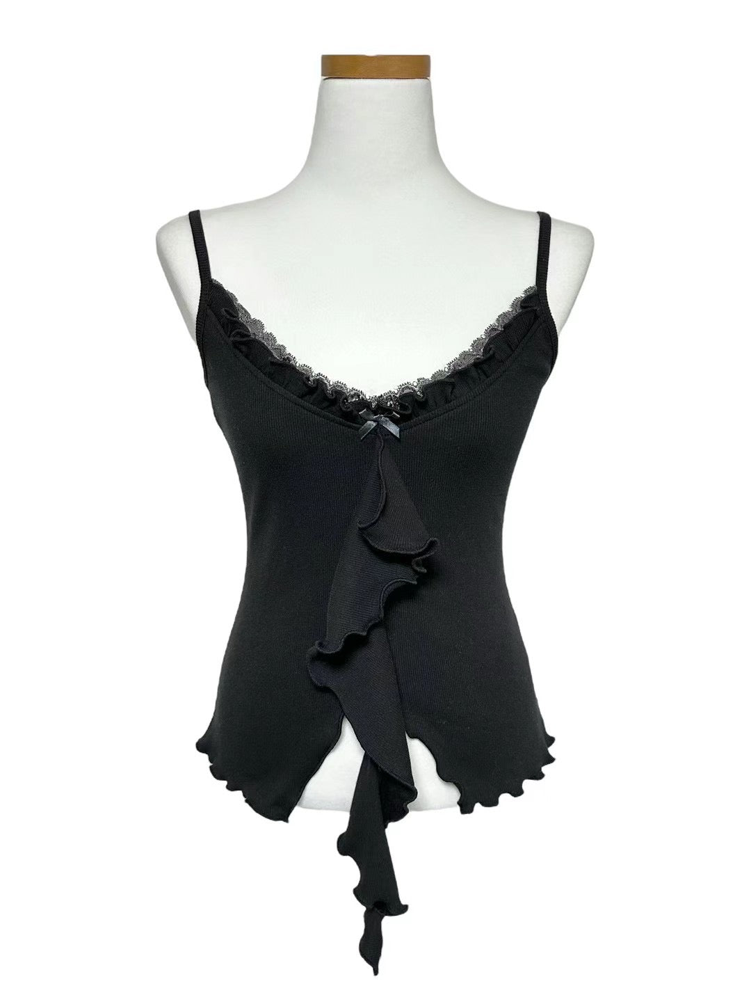 Double Layer Ruffle Cami Top