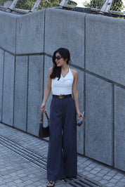 【滿分西褲｜返工必備✨】Solid High Waist Suit Pants