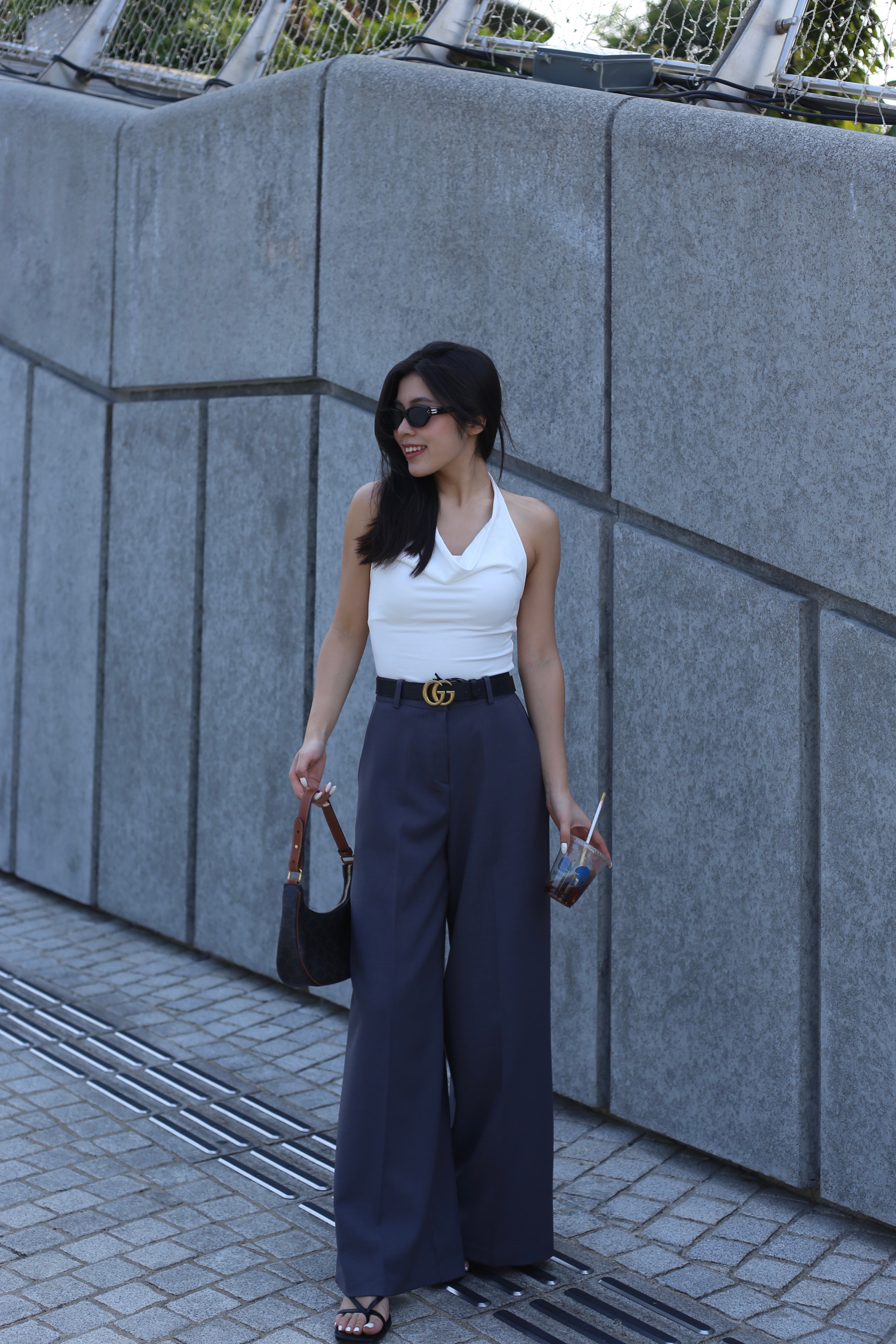 【滿分西褲｜返工必備✨】Solid High Waist Suit Pants