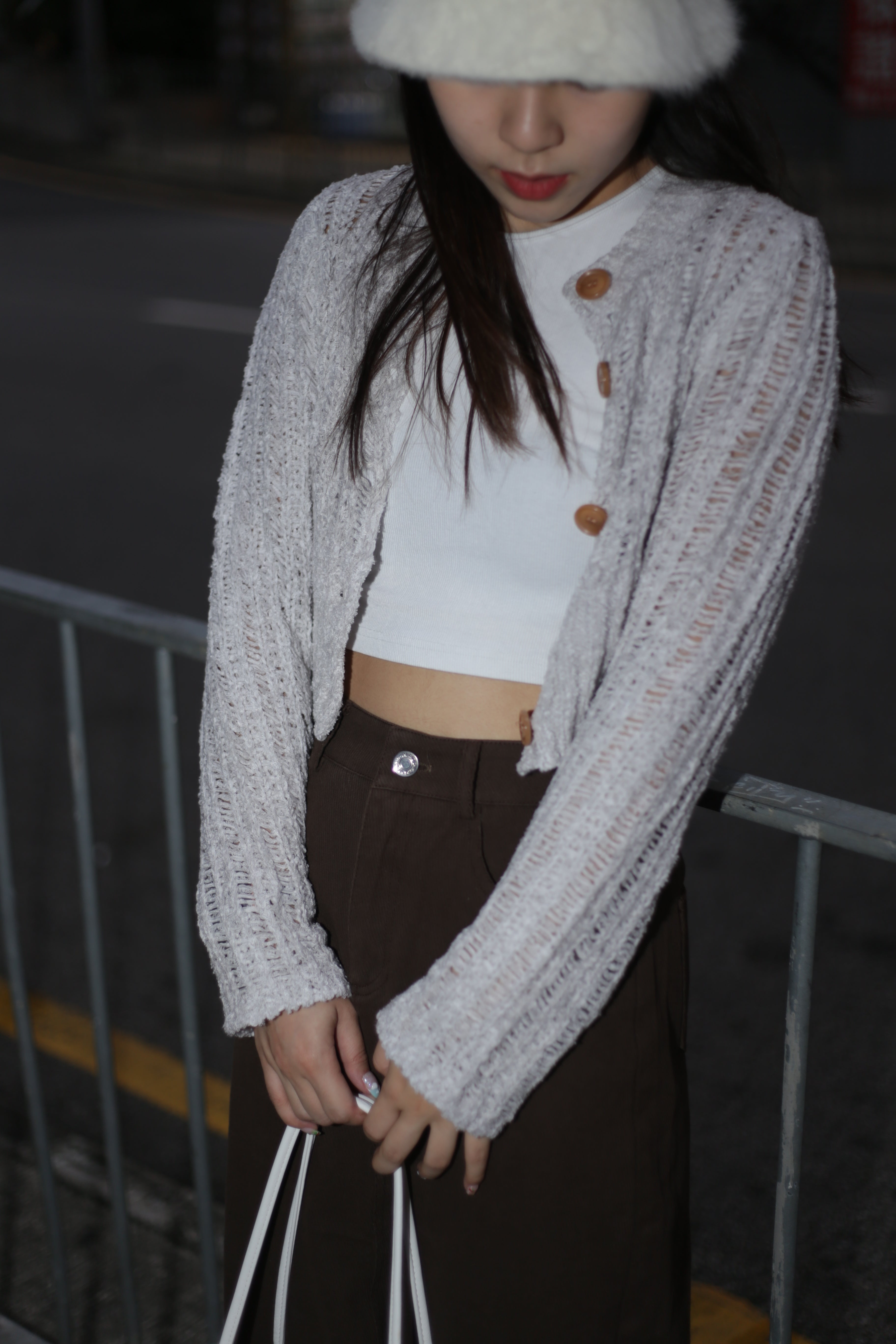 Lucia Crop knit Cardigan