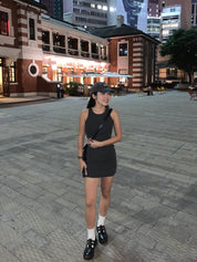 【歐美風連身短裙】Basic Solid Tank Mini Dress