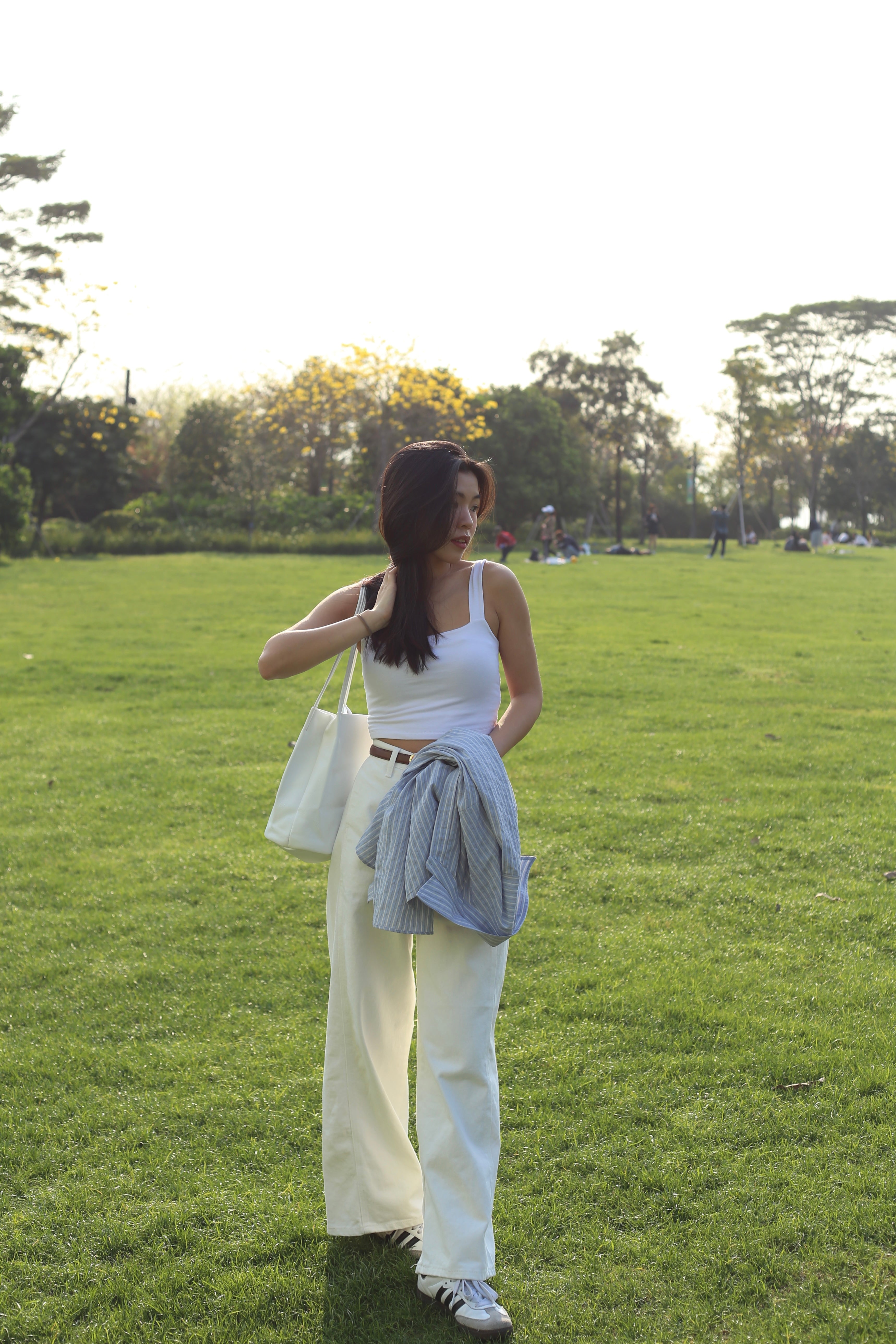 【夏日必備暖白闊腳褲】Perfect White Wide Leg Pants