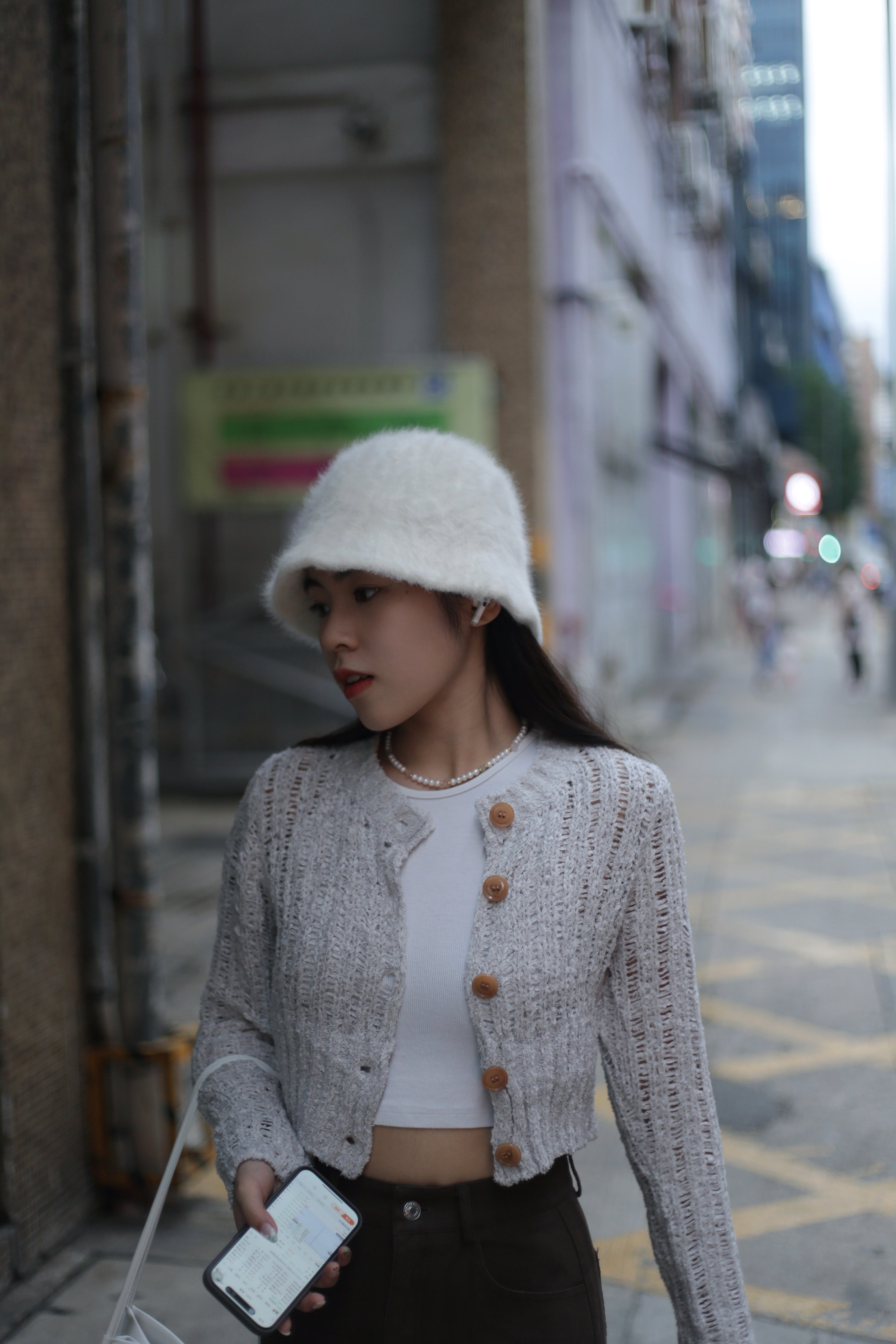 Lucia Crop knit Cardigan