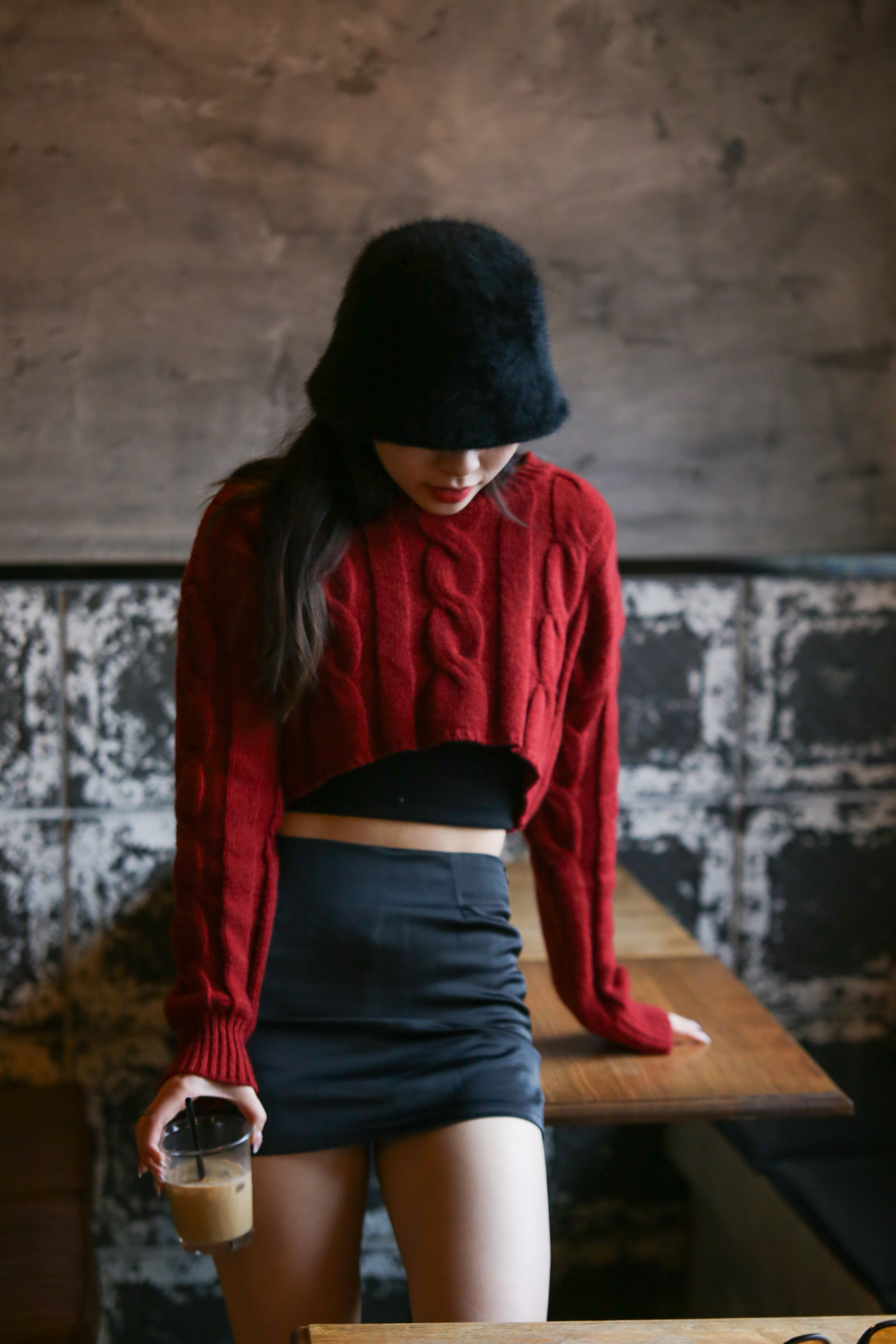【緞面滑捋捋短裙✨】 Basic Solid Satin Skirt