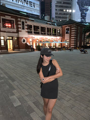 【歐美風連身短裙】Basic Solid Tank Mini Dress