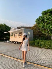 【Cleanfit必入連身短裙！】Estella Basic Solid Cami Mini Dress