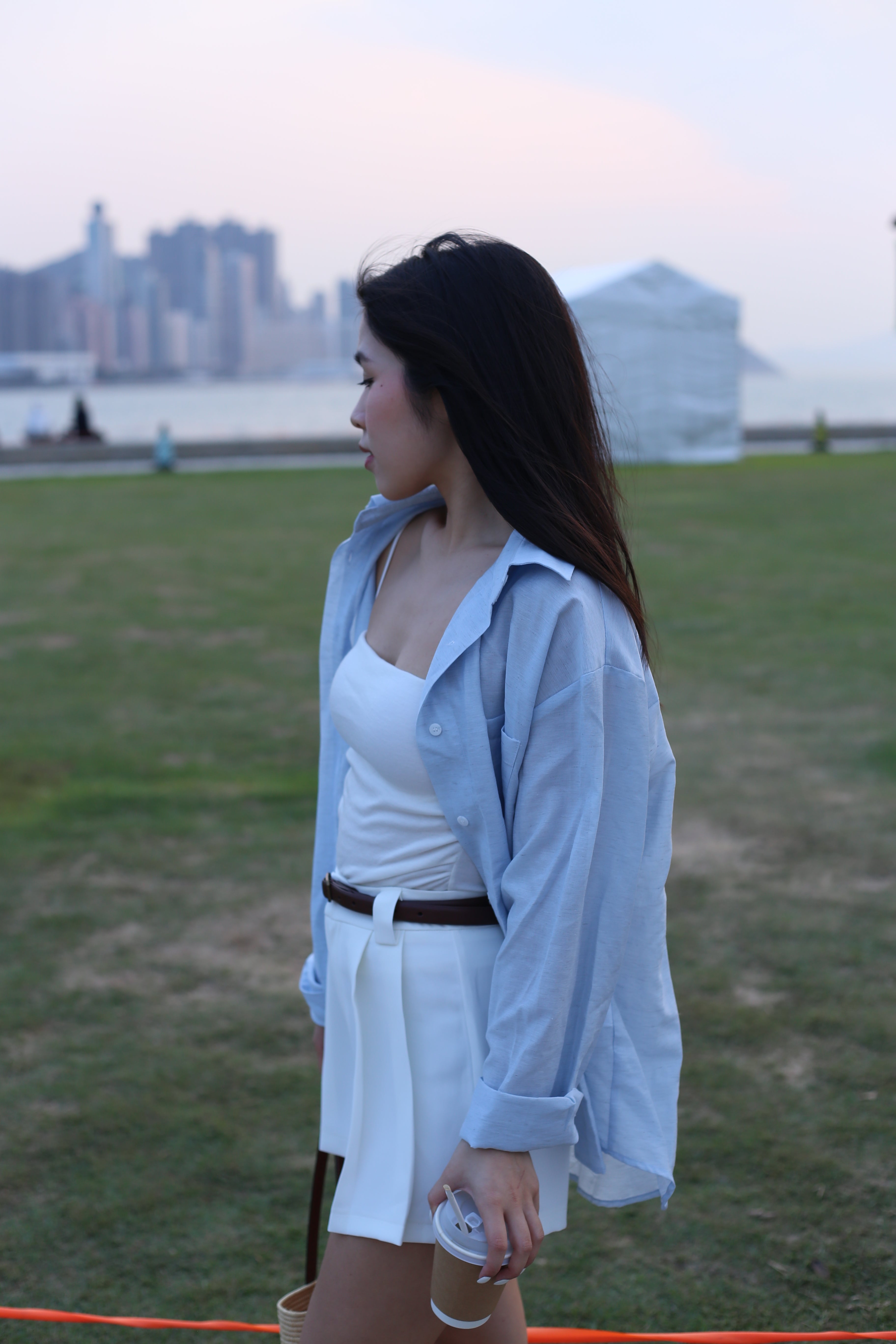 【✔️PAD｜腰側皺摺設計】Solid Ruched Side Padded Bra Top