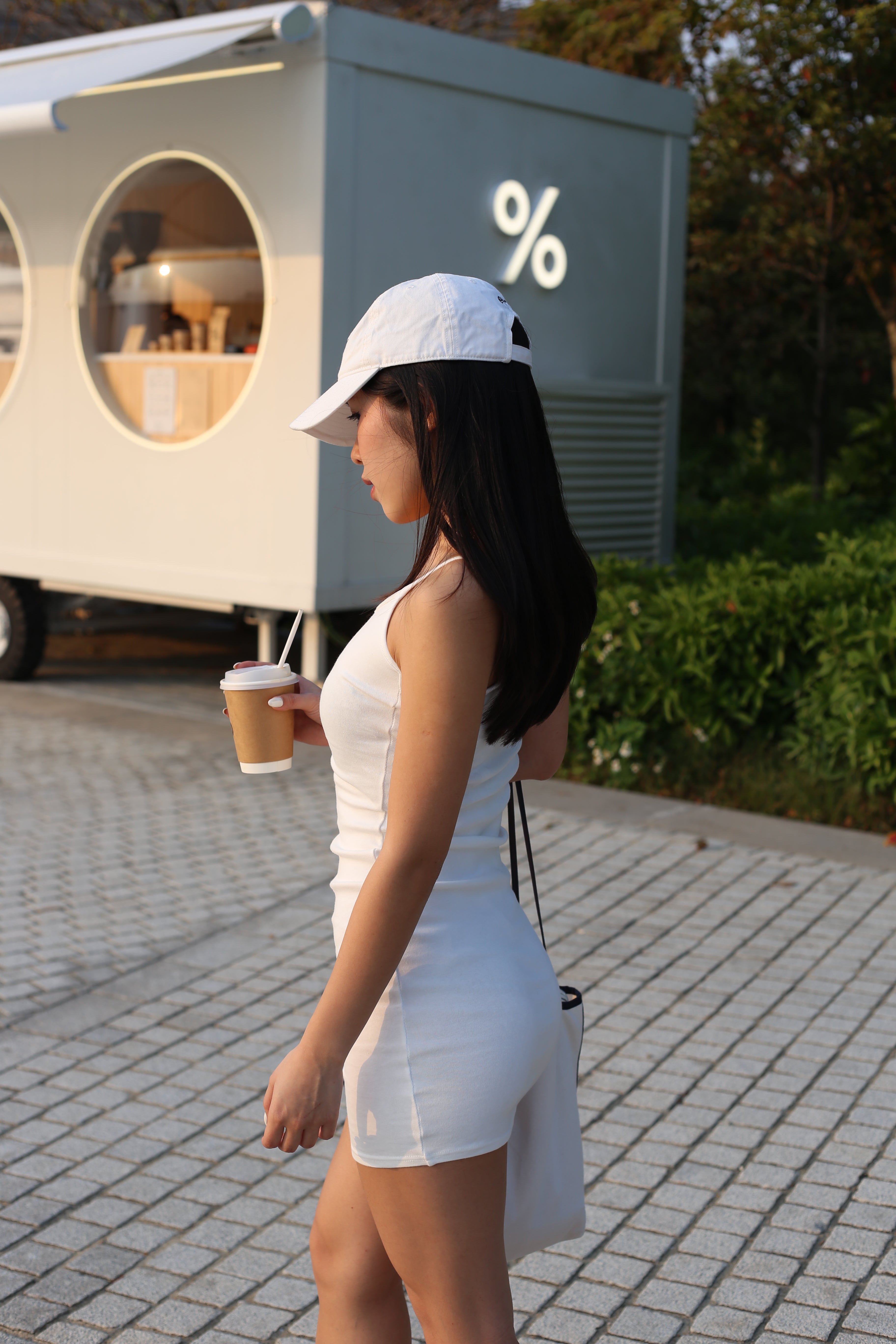 【Cleanfit必入連身短裙！】Estella Basic Solid Cami Mini Dress