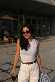 【衣櫃必備系列】Basic Solid Crop Tank Top