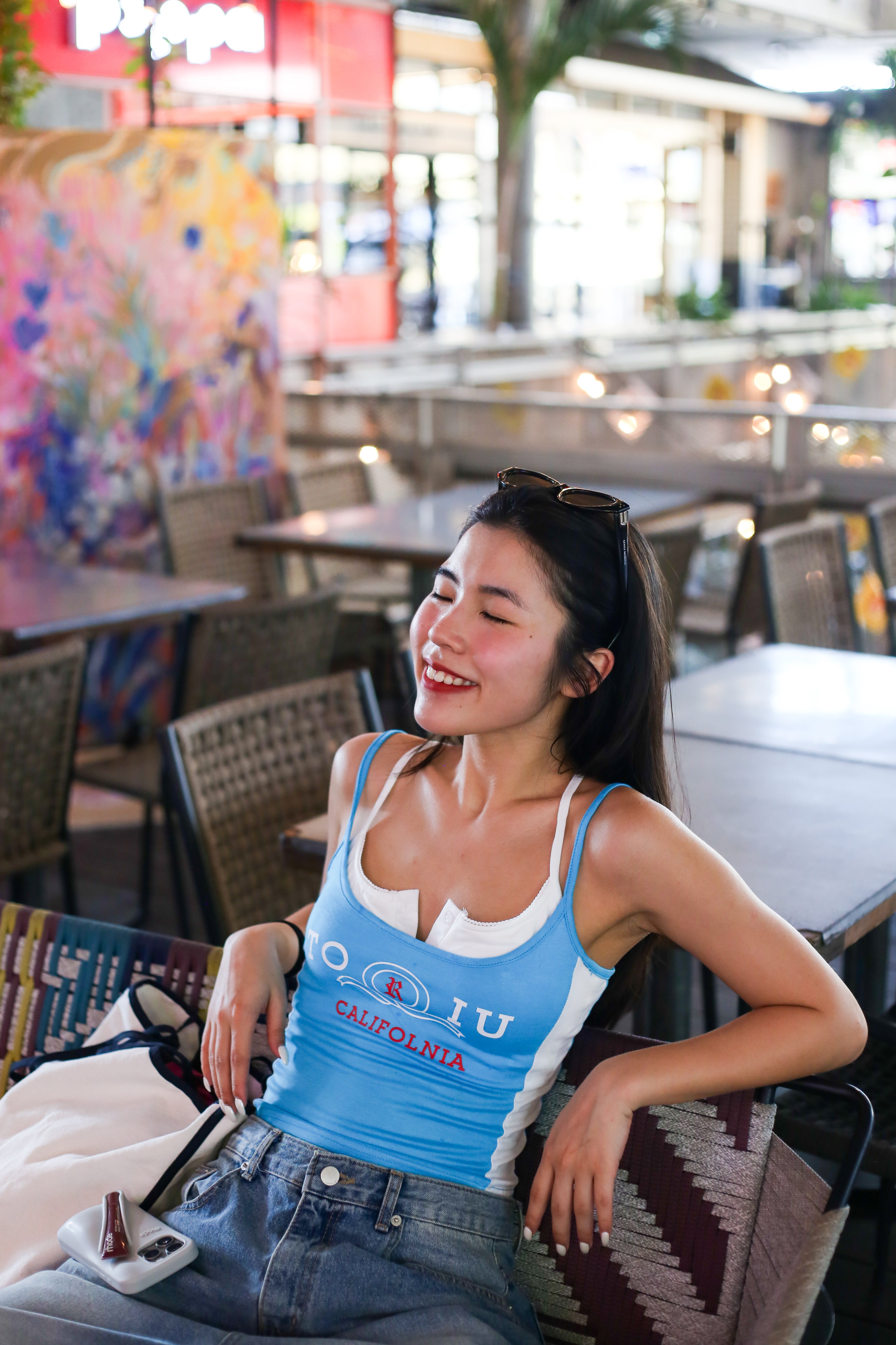 #T235【✔️PAD｜背心2件套】2 Pcs Mixed Colour Racing Bra Top