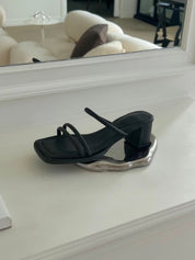 【新手必備｜5cm粗踭💖】Double Strap High Heels