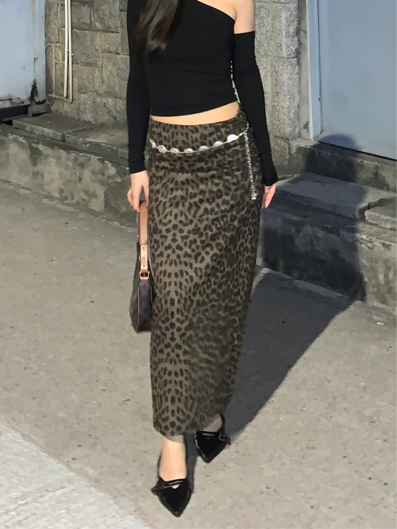 【大熱豹紋長裙！】Leopard Maxi Skirt
