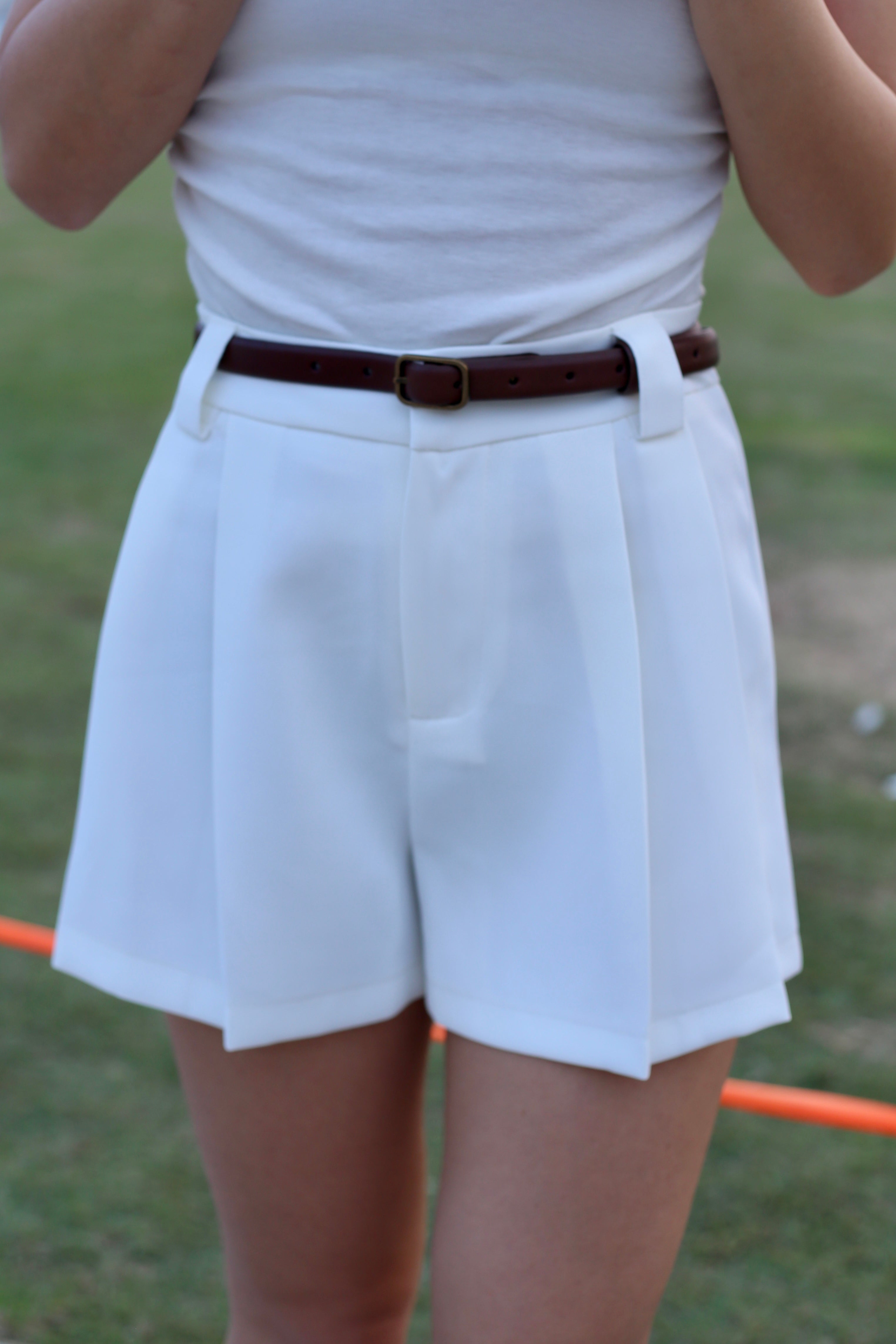 【夏日清爽小白褲】Cozy Lil White Shorts