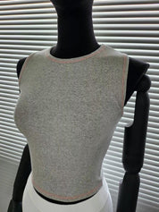 【明線小細節加分✨】Stitched Solid Tank Top
