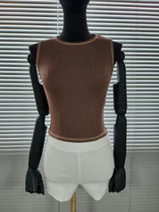 【明線小細節加分✨】Stitched Solid Tank Top