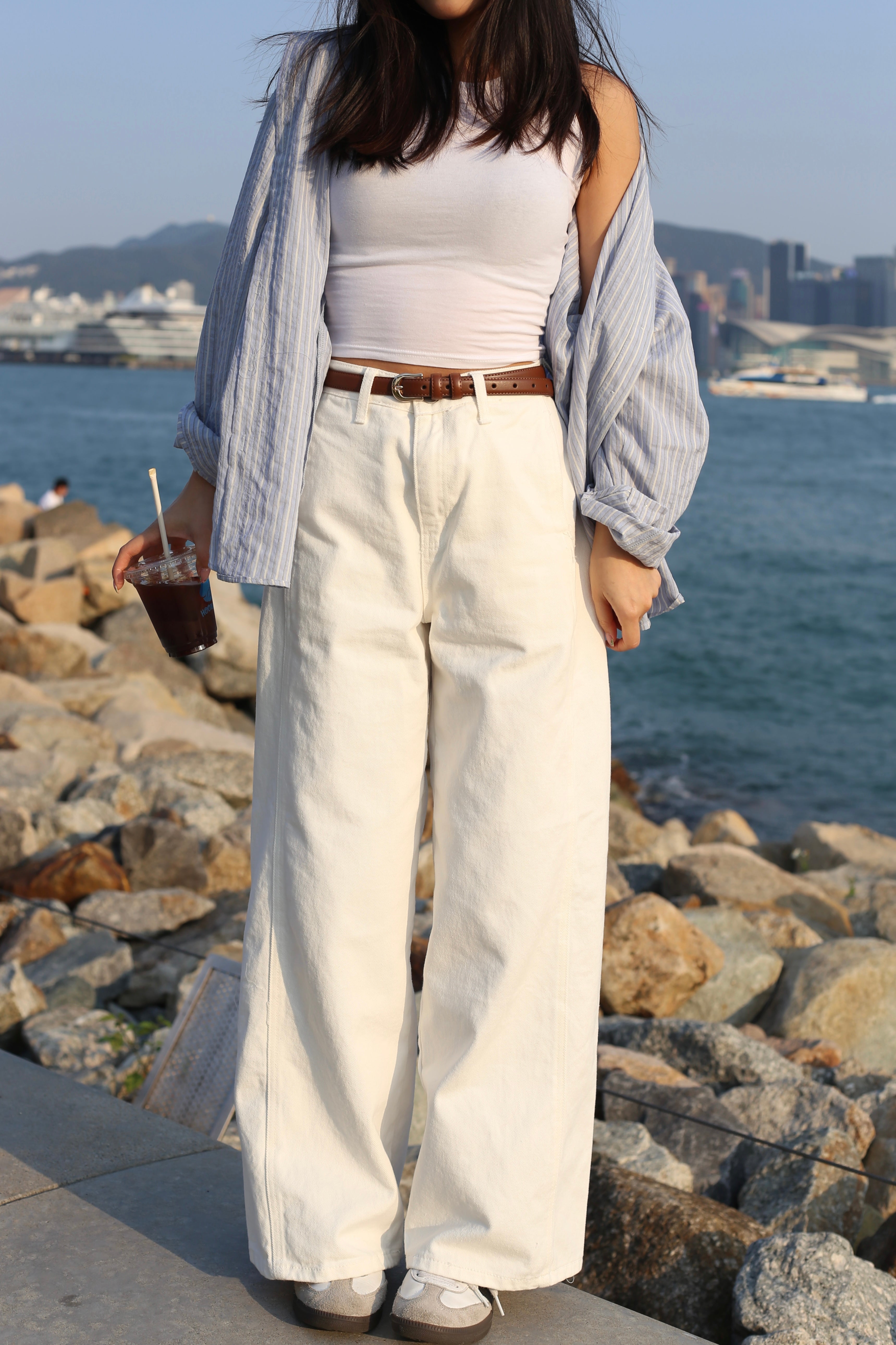 【夏日必備暖白闊腳褲】Perfect White Wide Leg Pants