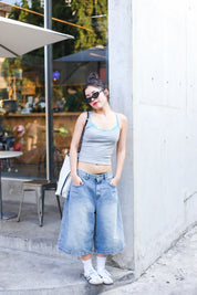 #T236【✔️PAD｜背心2件套】2 Pcs Solid Cami Bra Top