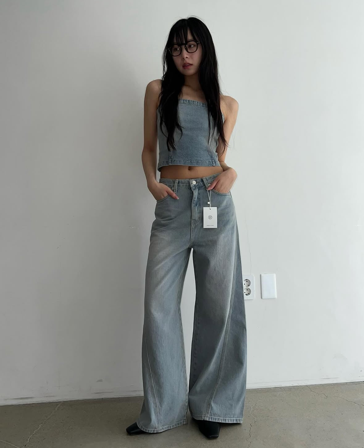 【型格路線必入！】Denim Tube Top