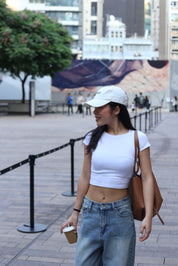【歐美Girl必備！】Basic Solid Baby Crop Tee