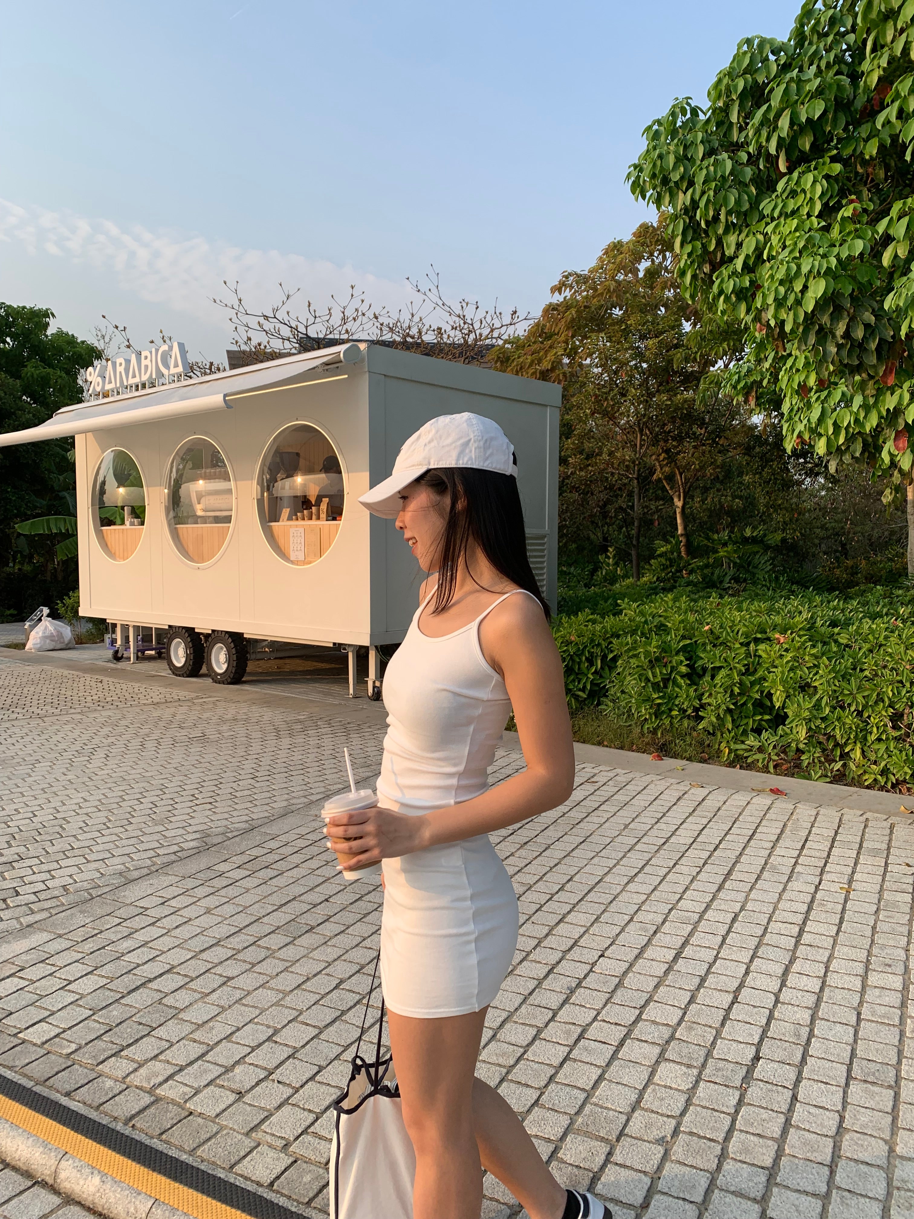 【Cleanfit必入連身短裙！】Estella Basic Solid Cami Mini Dress