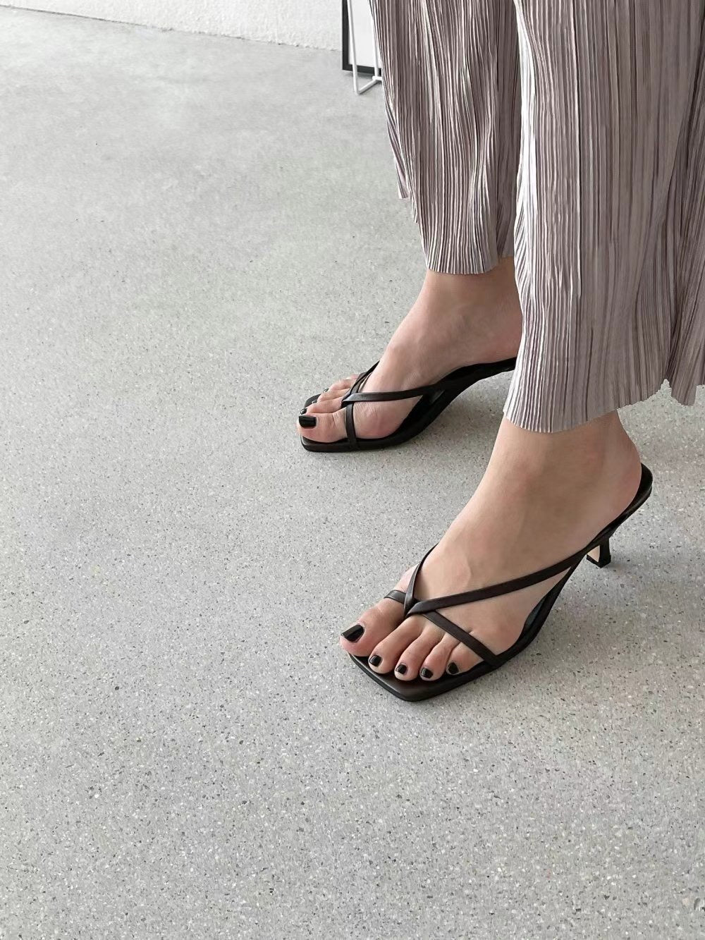 【歐美風必備｜7cm踭高💖】Eliana Muti-Strap High Heels