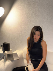 【明線小細節加分✨】Stitched Solid Tank Top