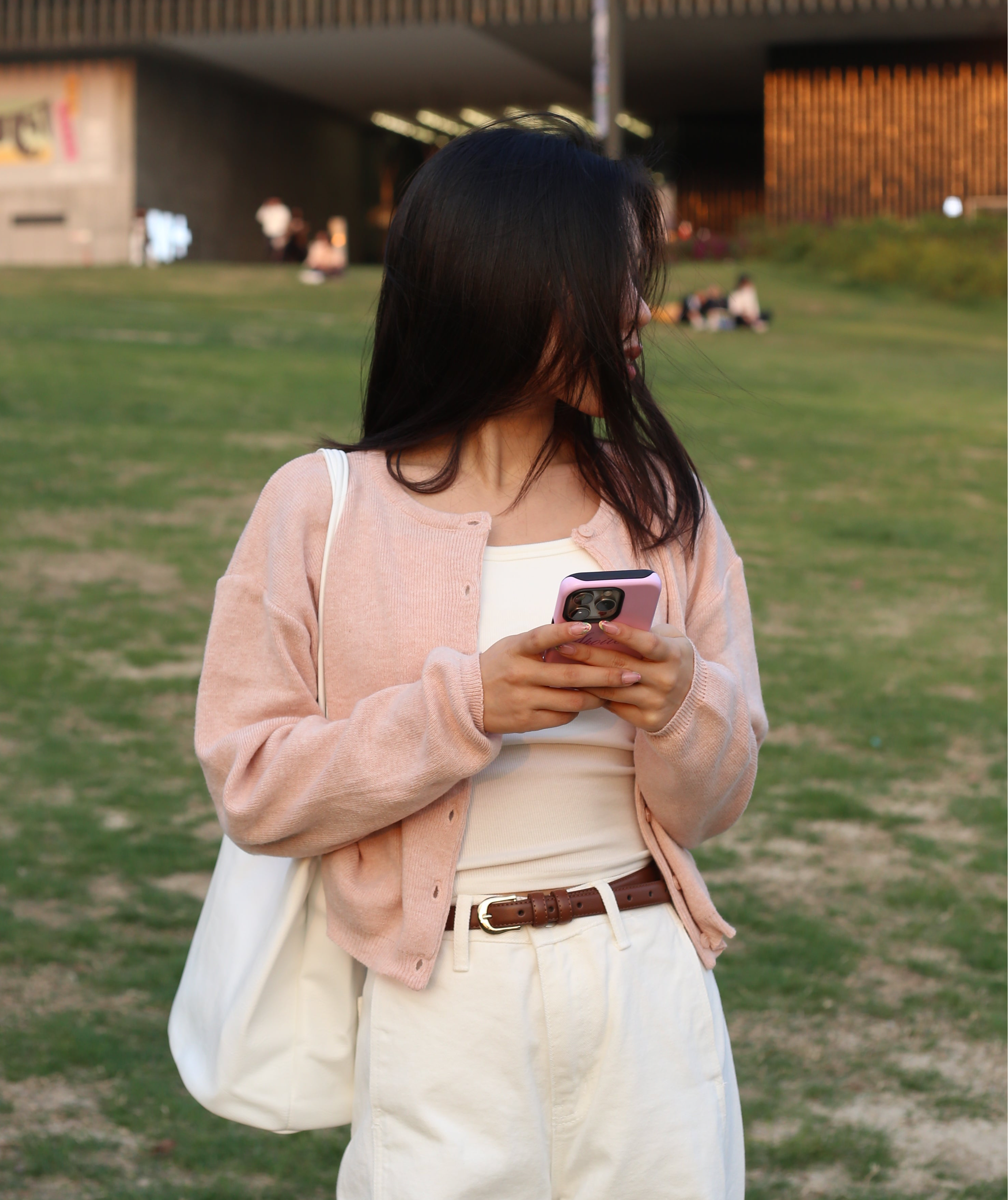 【圓領針織小外套🐰】Cashmere Basic Solid Round Neck Cardigan