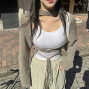 【大露背性感Bra Top🤩】Solid Backless Bra Top