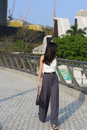 【滿分西褲｜返工必備✨】Solid High Waist Suit Pants