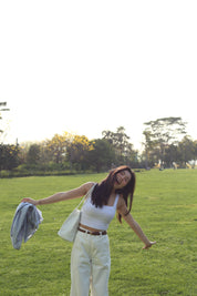 【夏日必備暖白闊腳褲】Perfect White Wide Leg Pants