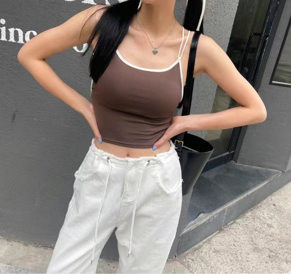 【大露背性感Bra Top🤩】Mixed Colour Backless Bra Top