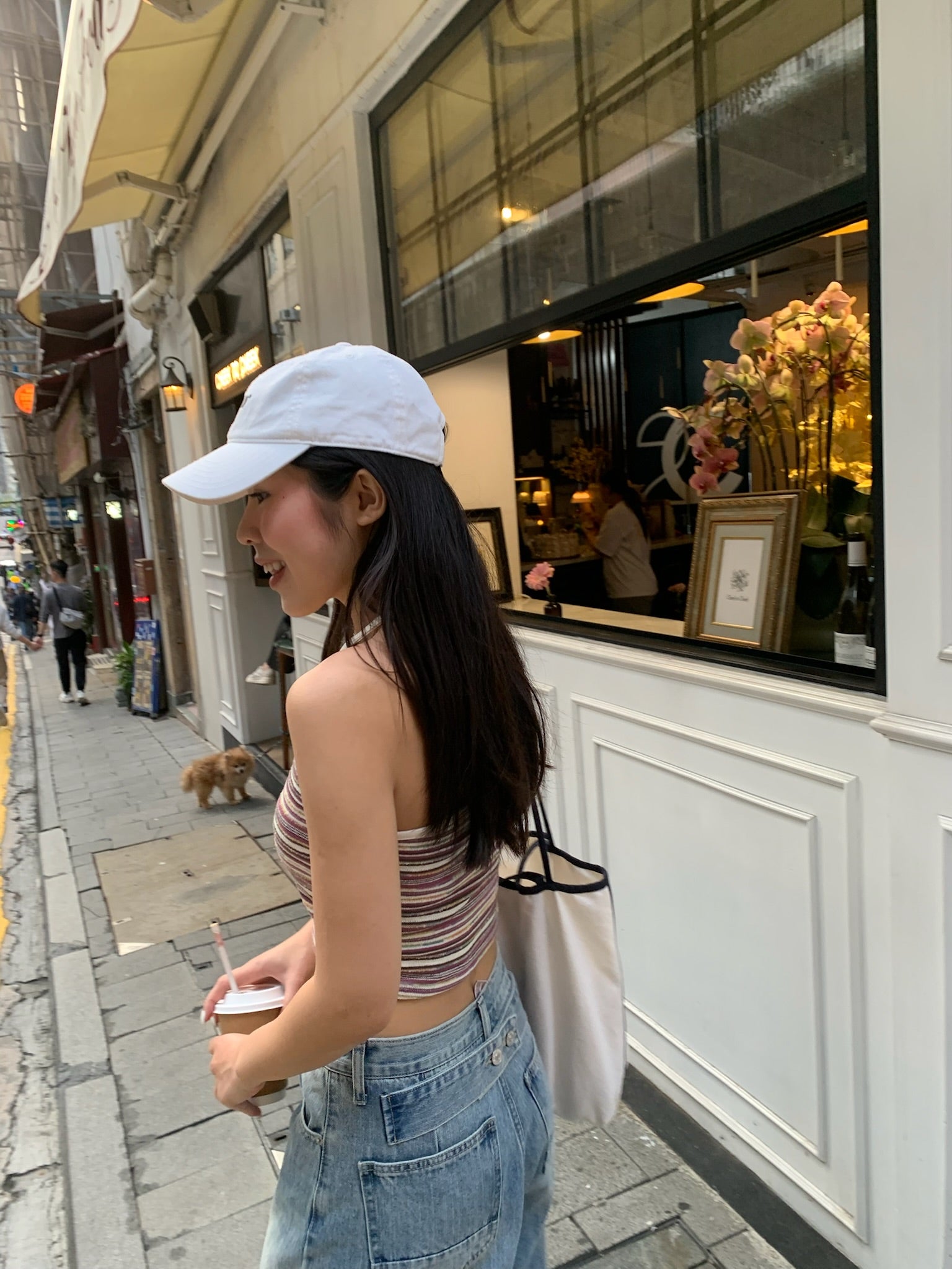 【絕美配色！】Mixed-Colour Striped Halter Top