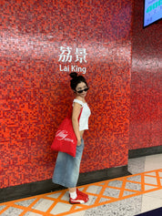 【皺皺質地超有質感！】Ruffle Ribbon Shoulder Top