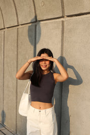 【衣櫃必備系列】Basic Solid Crop Tank Top