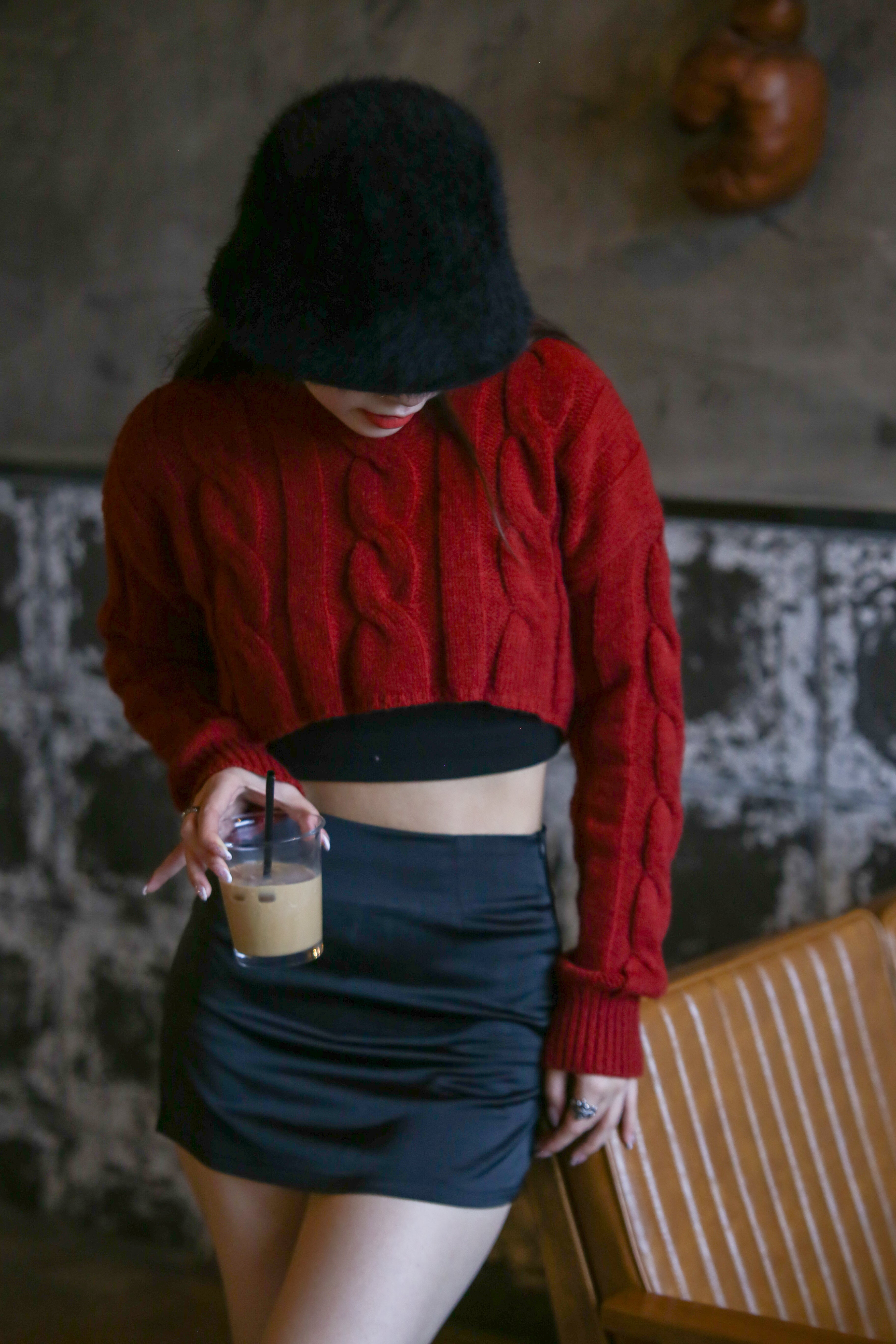 【緞面滑捋捋短裙✨】 Basic Solid Satin Skirt