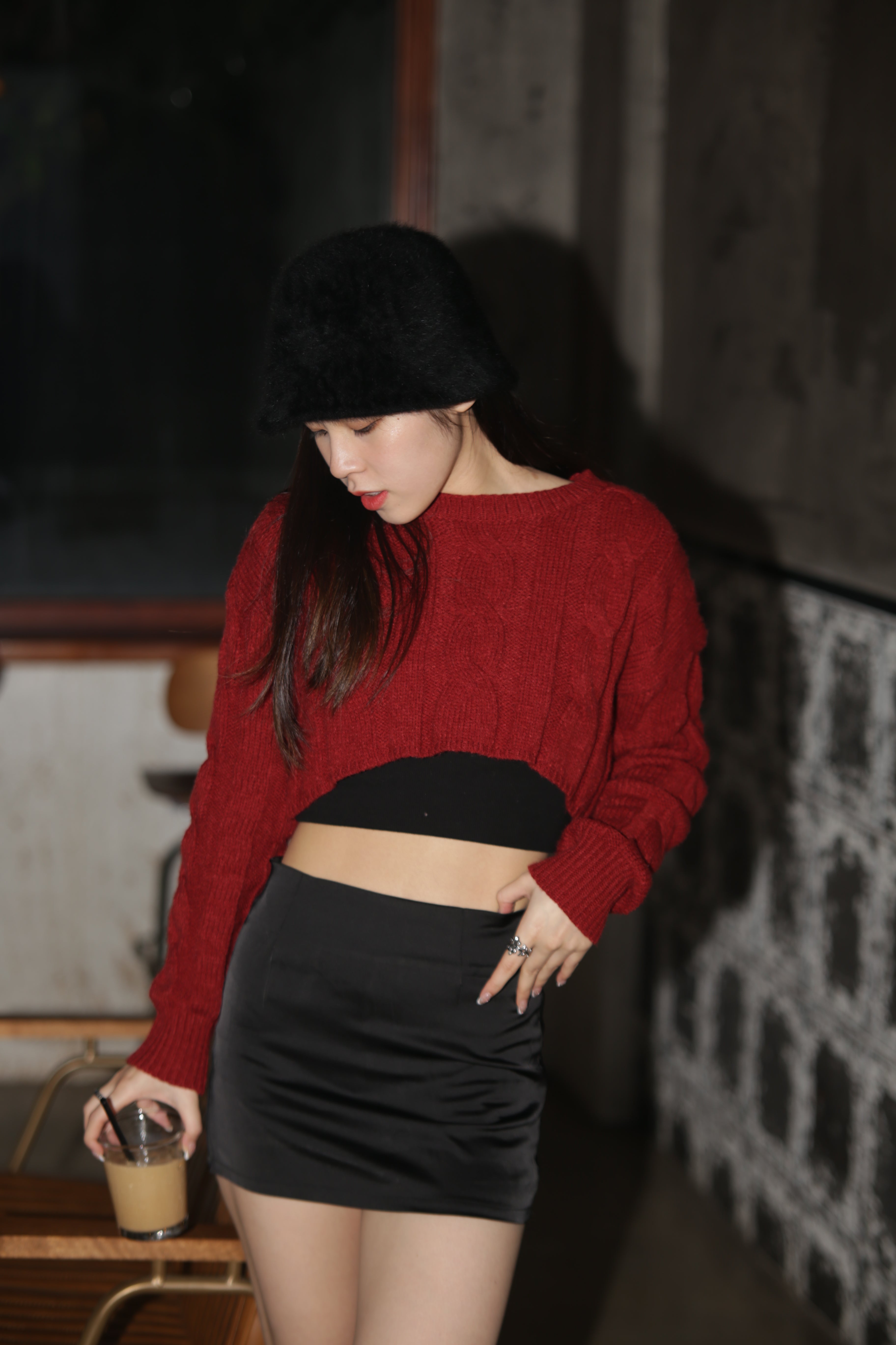 【緞面滑捋捋短裙✨】 Basic Solid Satin Skirt