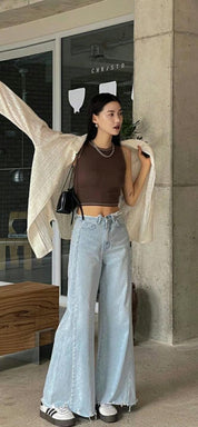 【明線小細節加分✨】Stitched Solid Tank Top